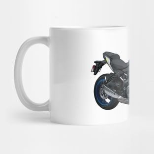 Blue GSX S1000 Bike Illustration Mug
